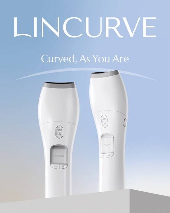 사진 : 뉴퐁이 새롭게 선보인 커브형 가정용 HIFU 린커브(Lincurve)(제공=뉴퐁)