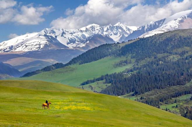 카자흐스탄 아씨 고원