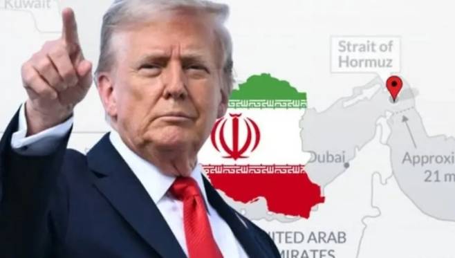 도널드 트럼프 미국 대통령과 이란 호르무즈 해협