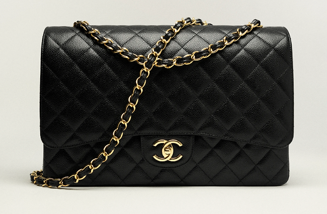 샤넬의 ‘클래식 맥시 핸드백’. 샤넬 홈페이지 캡처
