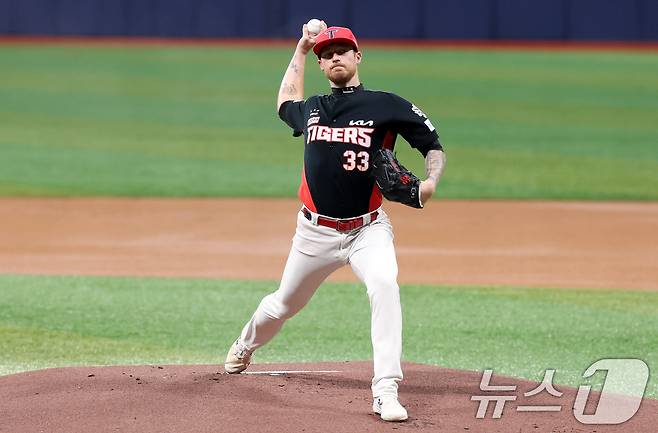 KIA 타이거즈 아담 올러. ⓒ 뉴스1 이동해 기자