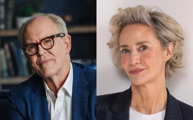 덤블도어 교수 역의 배우 존 리스고와 맥고나걸 교수 역의 자넷 맥티어. HBO제공