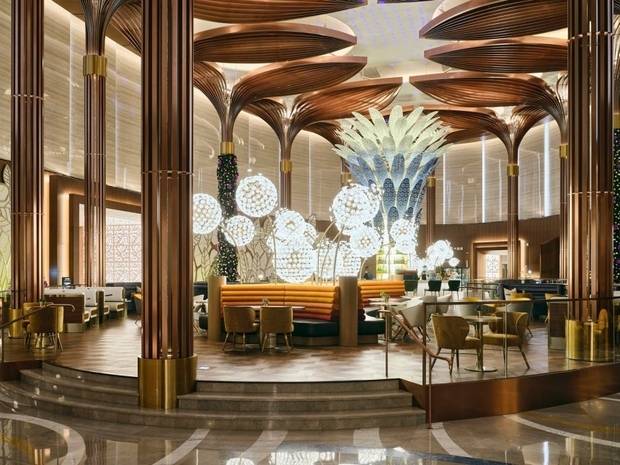 인천 영종도 ‘인스파이어 엔터테인먼트 리조트’ 메인 로비 전경. 사진제공=현대리바트