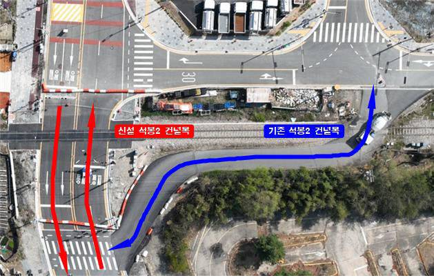 '석봉2 건널목' 위치도. 제공은 대전시