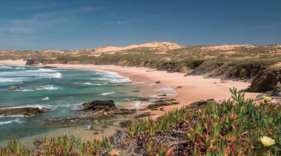 알모그레이브 해안(남쪽에서 북쪽 방향)