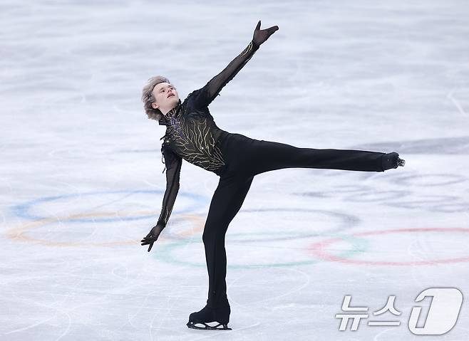미국 피겨선수 일리야 말리닌. 2026.2.14 ⓒ 뉴스1 김성진 기자