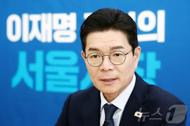 정원오 더불어민주당 서울시장 예비후보. ⓒ 뉴스1 김민지 기자