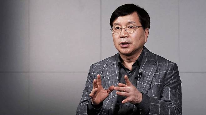 채성준 서경대 군사학과 교수가 중앙일보 VOICE 시리즈와 인터뷰하고 있다.