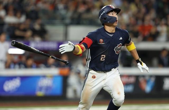 김민석은 29일 창원 NC전에서 결승포를 쳤다. 사진=두산 제공