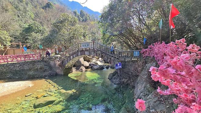 구공산 석룡협 트레킹. 사진|강석봉 기자