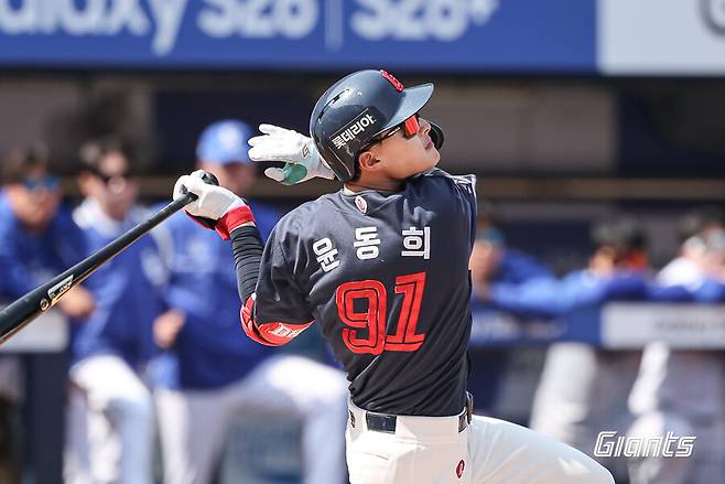 ▲ 윤동희 ⓒ롯데 자이언츠