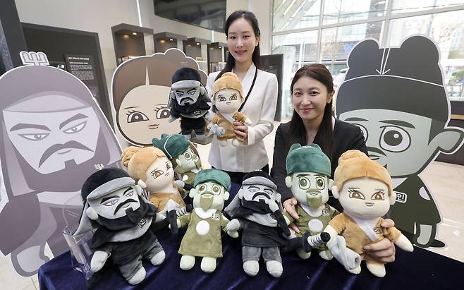 한국조폐공사는 30일 오전 서울 마포구 '화폐제품판매관'에서 MZ세대를 겨냥한 마케팅 캐릭터 '조팸스'를 공개했다. 강정현 기자