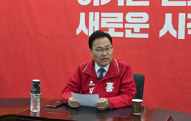 국민의힘 대구시장 홍석준 예비후보. 권소영 기자