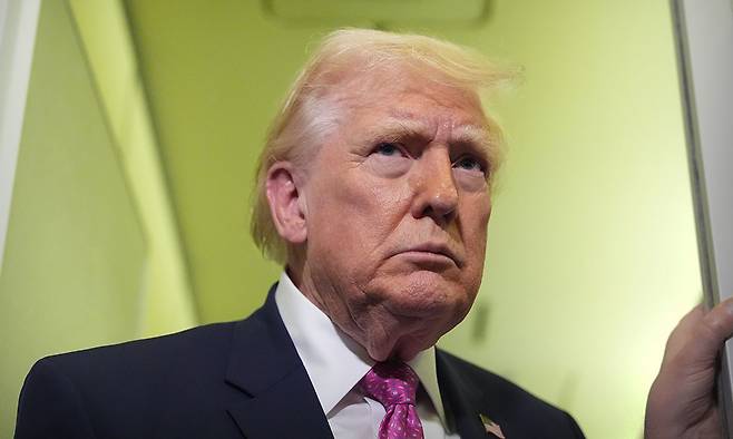 도널드 트럼프 미국 대통령. AP연합뉴스