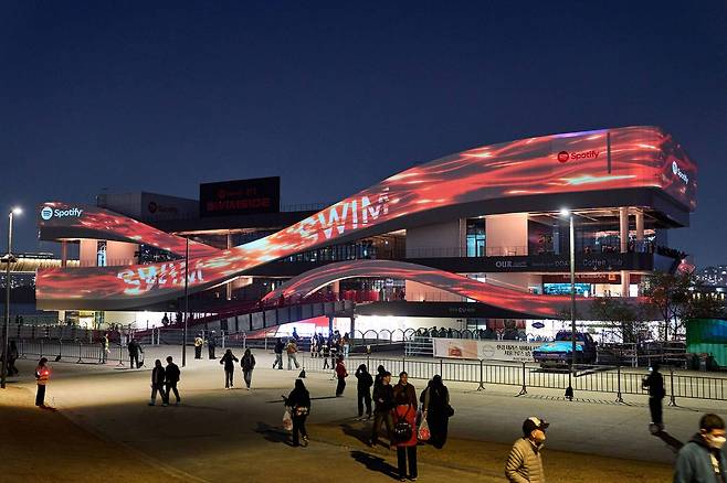 Spotify X BTS SWIMSIDE 크루즈 선착장. 사진 제공=스포티파이