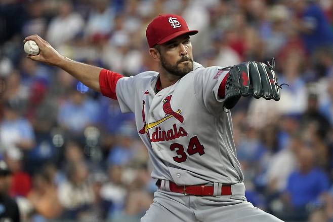 메이저리그 시절 드류 버하겐. 게티이이미지