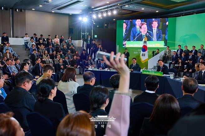 제주 타운홀미팅 현장 / 사진=청와대