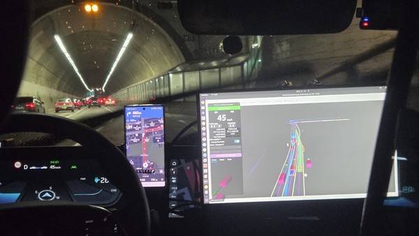 차량 내부. 사진=최진홍 기자