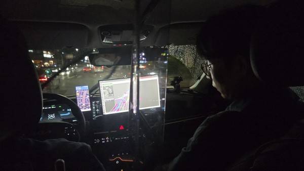 차량 내부. 사진=최진홍 기자