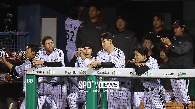 ▲ 개막 후 3연패에 빠진 지난해 우승 팀 LG ⓒ곽혜미 기자