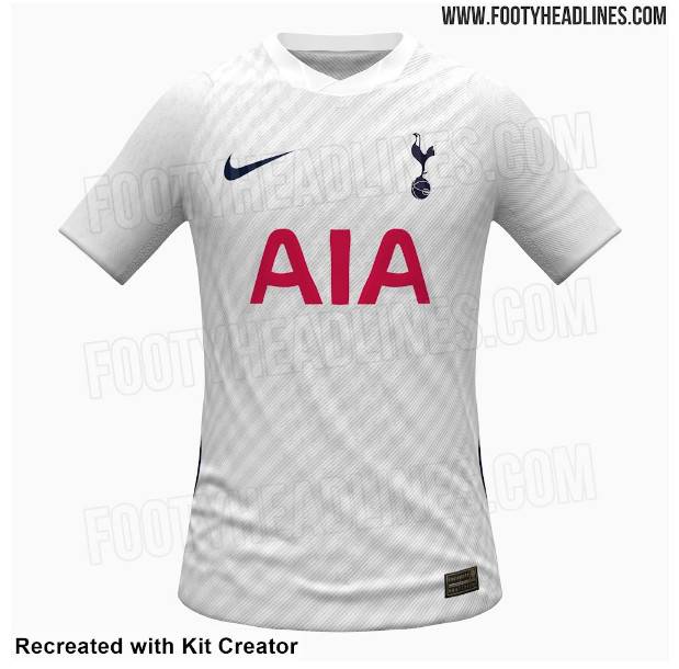 토트넘 2026~2027시즌 홈 유니폼 유출본. /사진=푸티 헤드라인스 갈무리