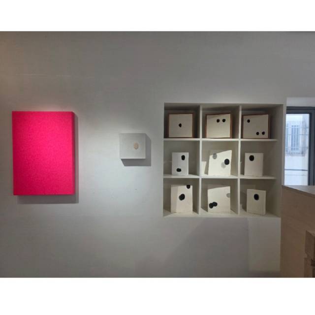 ▲ 서울 종로구 갤러리 아트링크에서 열리고 있는 ‘THE ROOT: 백남준 to BTS’ 전시에 출품된 유병훈 화백의 작품.