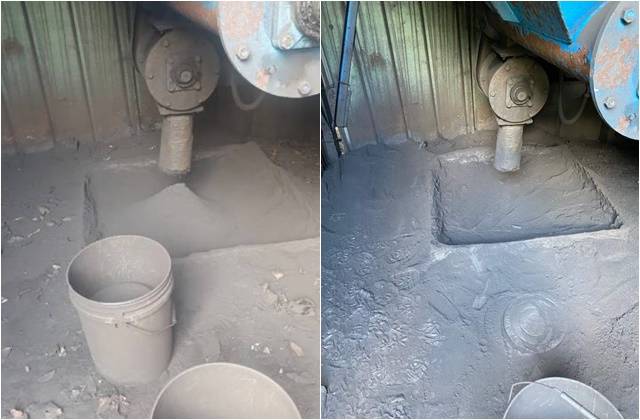 ▲ 아지트 로이 씨가 공장에서 일할 때 찍은 사진. 온통 분진 천지다. 본인 제공.