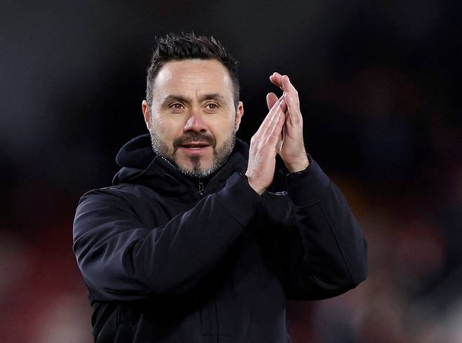 토트넘 지휘봉을 잡은 로베르토 데 제르비 감독. 로이터연합뉴스