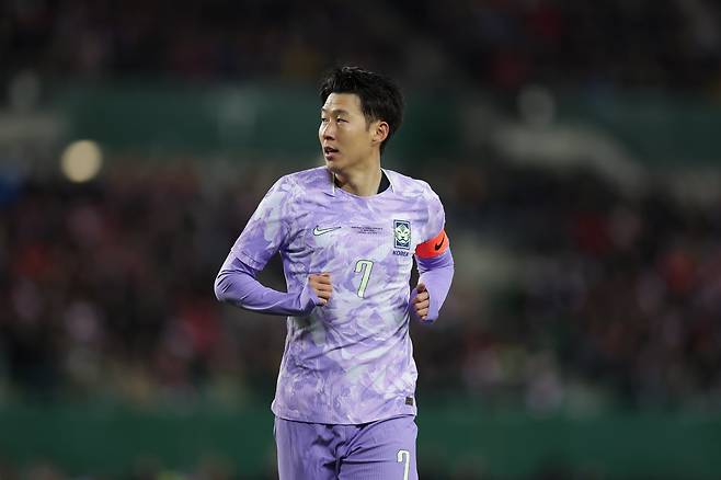 축구국가대표팀 공격수 손흥민이 1일(한국시간) 에른스트 하펠 슈타디온서 열린 오스트리아전서 공격 포인트를 기록하지 못했다. 사진제공|대한축구협회