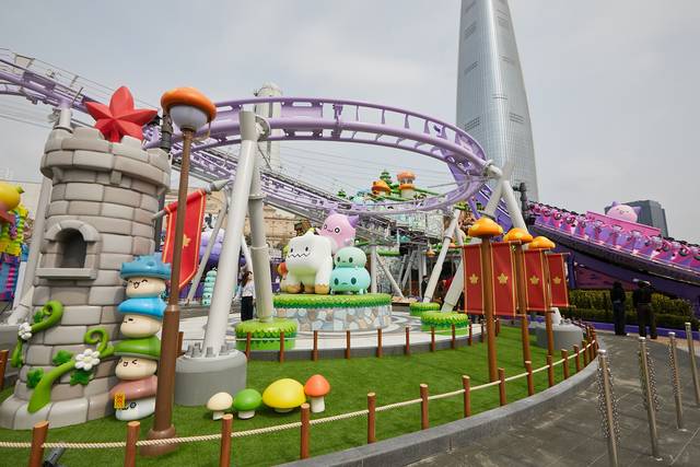 서울 잠실 롯데월드 어드벤처 매직 아일랜드 내 '메이플 아일랜드'. 넥슨 제공