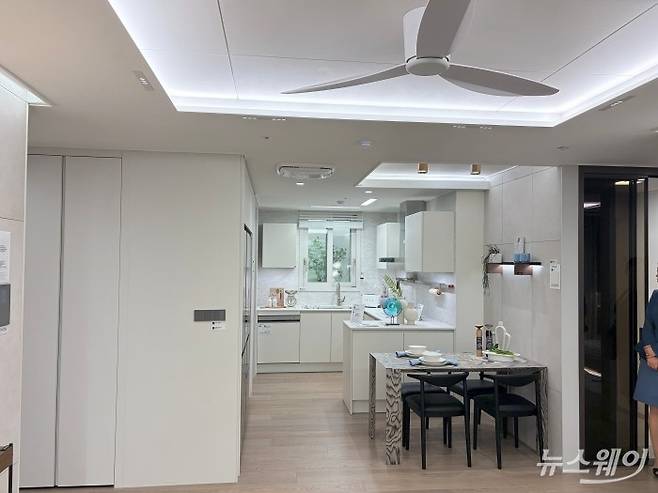 GS건설·SK에코플렌트가 '라클라체자이드파인' 전용 59㎡ 유니트. 사진=박상훈 기자