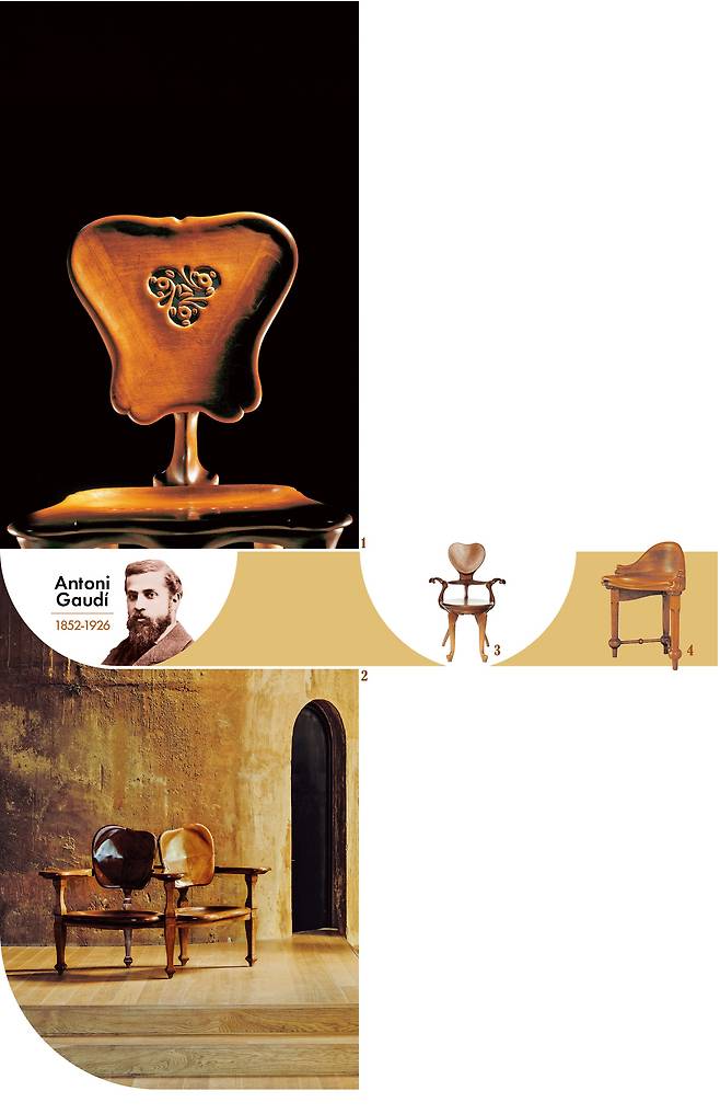 (1) 칼베트 의자
(2) 바트요 벤치
(3) 칼베트 암체어
(4) 칼베트 스툴