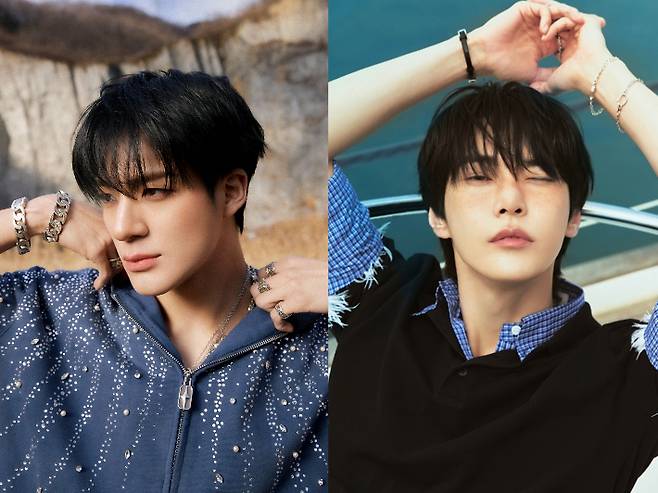 왼쪽부터 NCT 제노, 도영. SM엔터테인먼트 제공