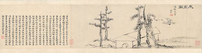 김정희作 ‘세한도’ . /ⓒ국립중앙박물관