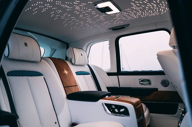 롤스로이스 컬리넌 요팅 스타라이트 헤드라이너. 사진=롤스로이스 제공