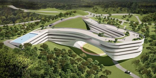 대부도에 설립될 공립형 국제학교(가칭) 경기안산1교 조감도. 안산시 제공