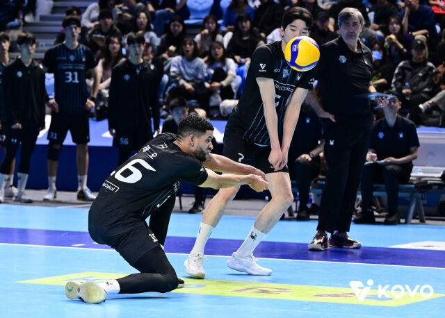 현대캐피탈 레오와 허수봉./KOVO