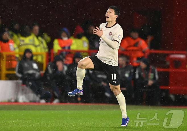 미트윌란 조규성. ⓒ AFP=뉴스1