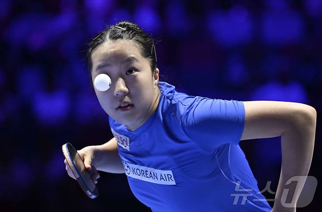 신유빈(대한항공). ⓒ 신화=뉴스1