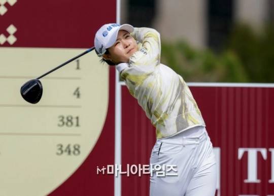 KLPGA 투어 더 시에나 오픈 정상에 오른 고지원. /손진현 기자