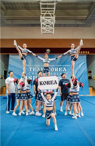 대한민국 치어리딩 대표팀이 대만 가오슝에서 열린 2026 오션 치어리딩 챔피언십(OCC) 국제 치어리딩 대회에서 출전한 전 종목에 입상했다. /사진=한국치어리딩협회