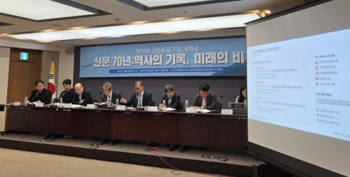 ◇오석기 강원일보 편집국 부국장이 6일 한국프레스센터에서 열린