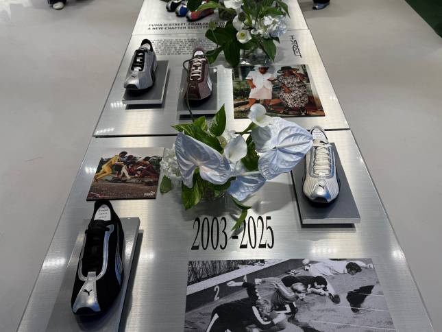 푸마 '스니커 박스 컨셉 스토어 성수점' 내부 전경./사진=윤서영 기자 sy@