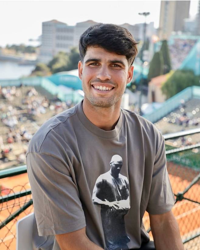 몬테카를로 ATP 마스터스 1000 출격을 앞둔 카를로스 알카라스. ATP 투어