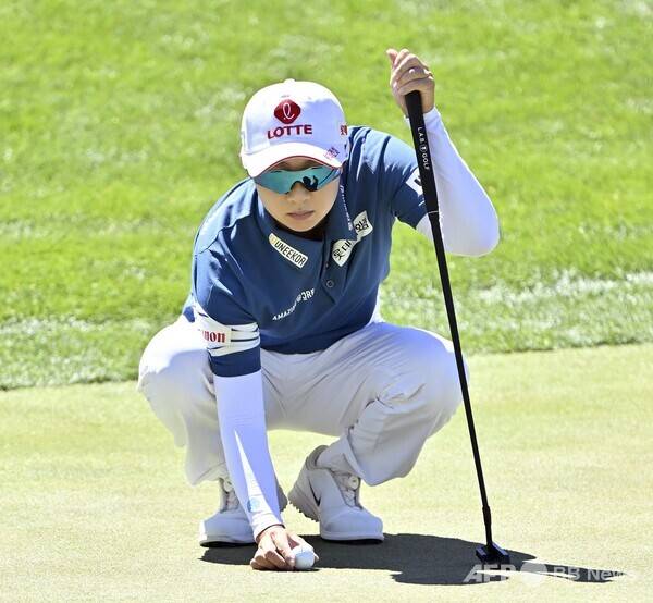 2026년 미국여자프로골프(LPGA) 투어 아람코 챔피언십에 출전한 김효주 프로가 최종라운드에서 경기하는 모습이다. 사진제공=ⓒAFPBBNews = News1 (사진을 무단으로 사용하지 마십시오.)