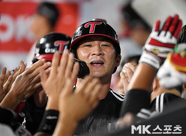 5일 키움전에서 큰 존재감을 뽐낸 오지환. 사진=천정환 기자