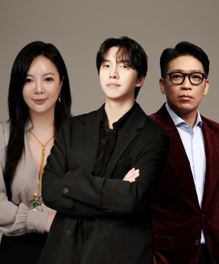 왼쪽부터 차가원 회장, 이승기, MC몽. 사진=빅플래닛메이드 엔터. 해당 사진은 AI를 사용해 제작했습니다.