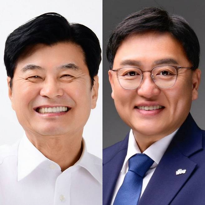 사진 왼쪽부터 이춘희, 조상호 세종시장 예비후보. (사진=시선관위 제공)