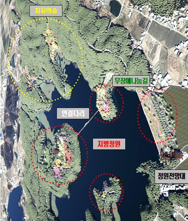 군산시가 제시한 청암산 개발구상/이미지 제공=군산시