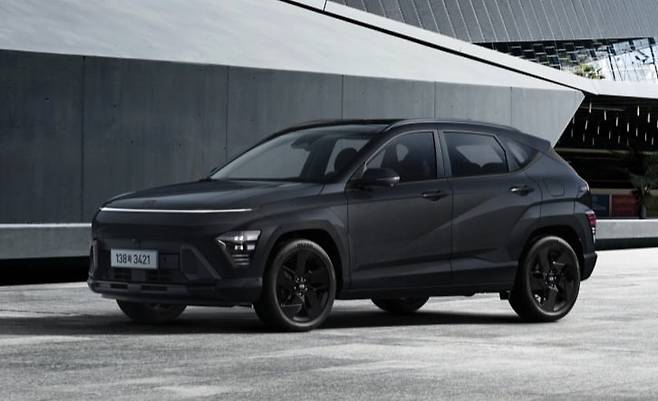 2027 코나 블랙 익스테리어. 사진=현대차